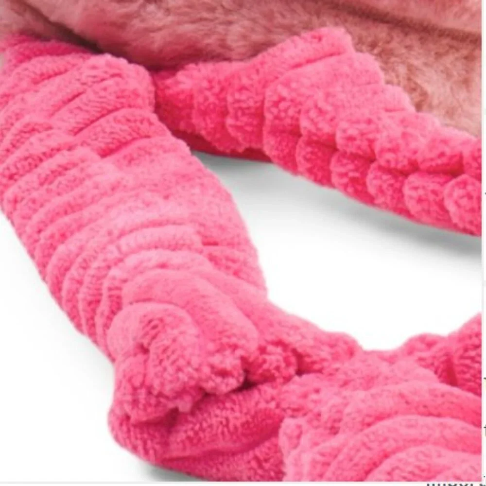 NWT PetLou Zoo Friends Flamingo Pet Squeak Toy, 26-inches Height, Pink, Plush